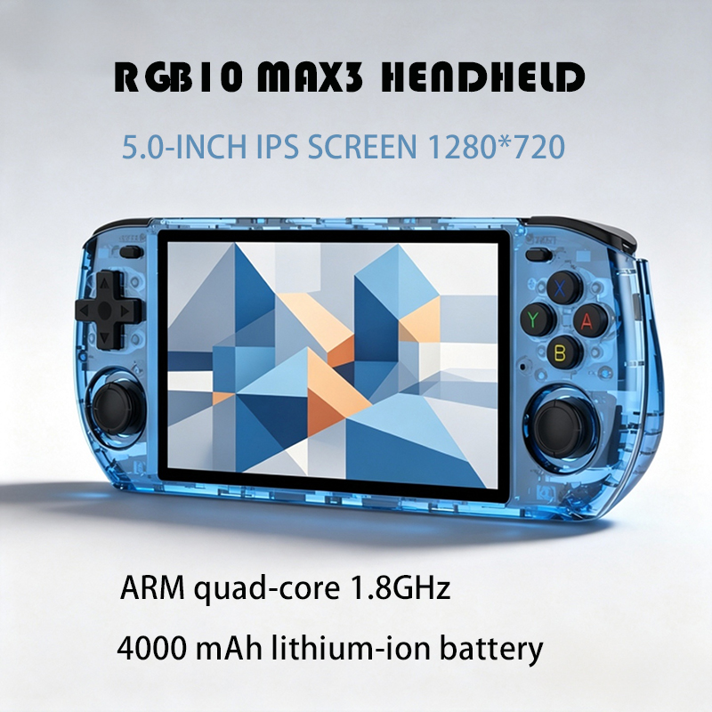 Gaming Console Cartoon - RGB10 MAX3 5.0-Inch IPS Screen 1280*720