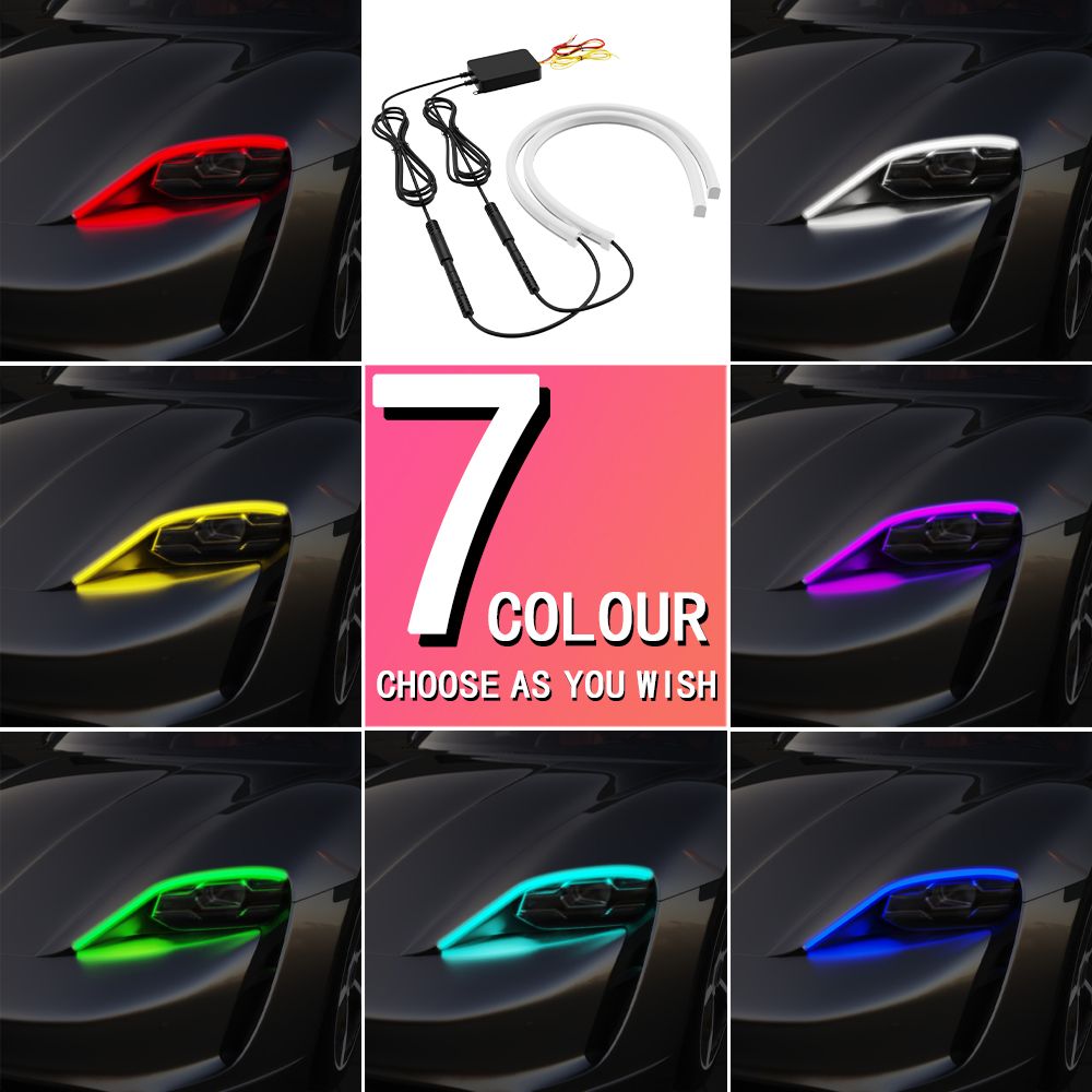 2PCS DRL Car LED Daytime Runni - đánh giá và giá Led Gaming Light Strip