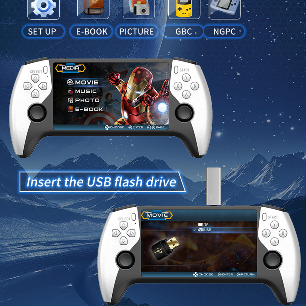 2026 New SF3500 5 Inch Handhel - đánh giá và giá Gaming Console Types