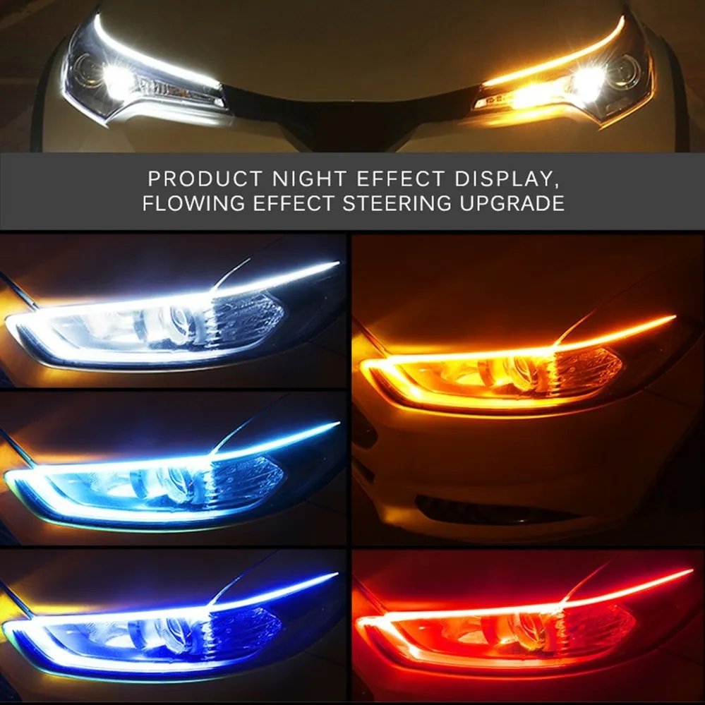 2 Pcs Car DRL Flexible Waterpr - đánh giá và giá Led Gaming Light Strip