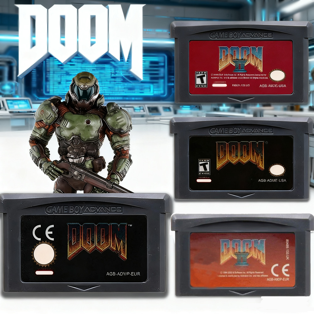 GBA Game Cartridge Doom Series - đánh giá và giá Gaming Console Video