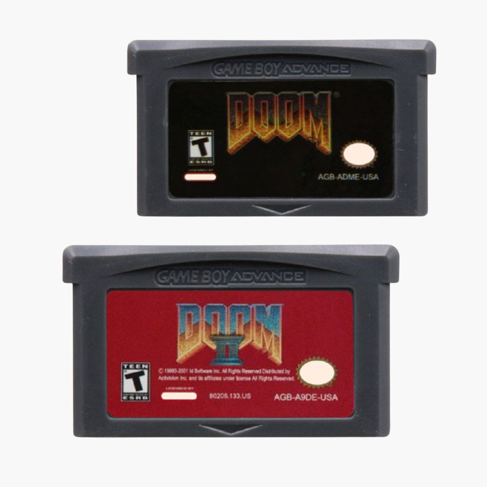 GBA Game Cartridge Doom Series - đánh giá và giá Gaming Console Video