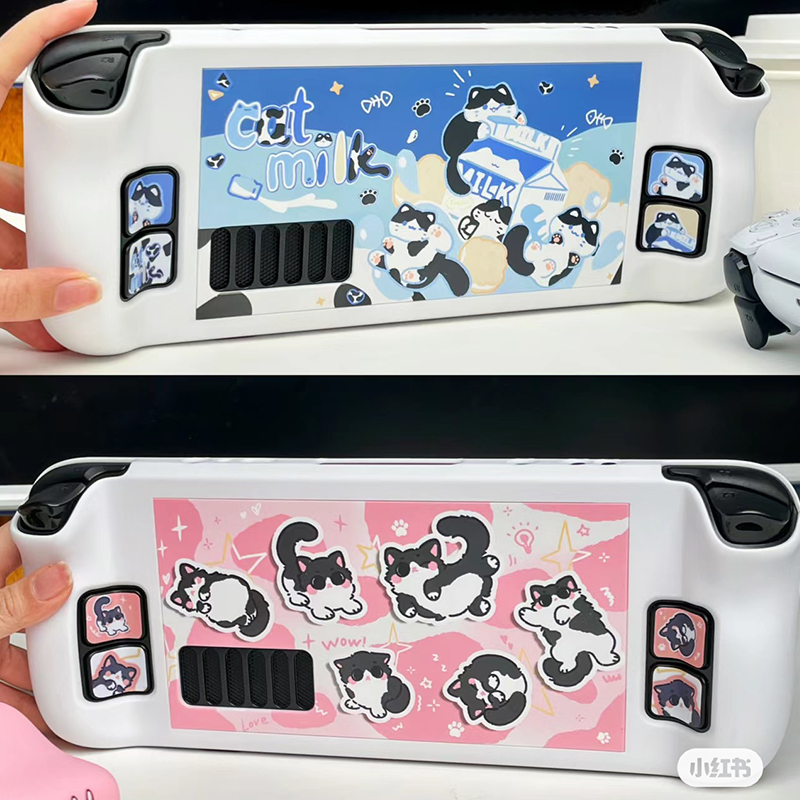 Cartoon Milk Cat Protective Ca - đánh giá và giá Gaming Console Steam Deck
