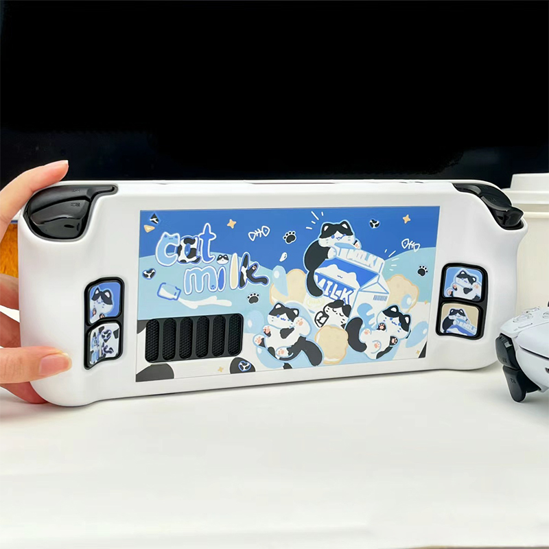 Cartoon Milk Cat Protective Ca - đánh giá và giá Gaming Console Steam Deck