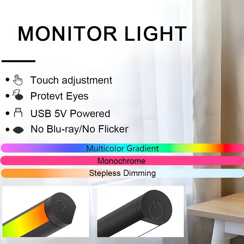 5V USB LED Screen Hanging Ligh - đánh giá và giá Led Gaming Light Strip