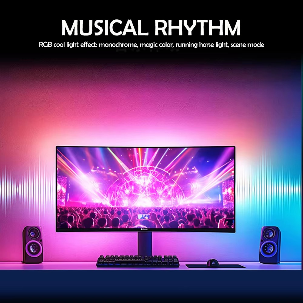 RGB Gaming Lights Strip Monito - đánh giá và giá Led Gaming Light Strip