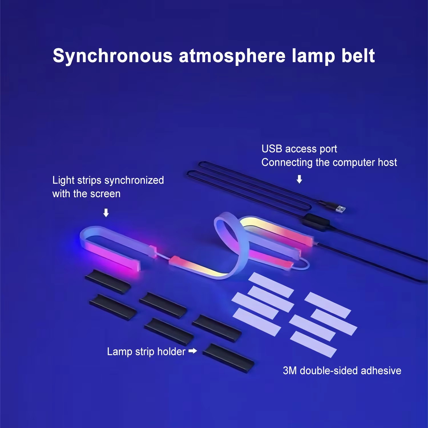RGB Gaming Lights Strip Monito - đánh giá và giá Led Gaming Light Strip