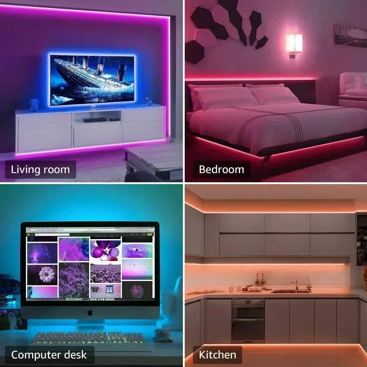 Smart RGB LED Gaming Light Str - đánh giá và giá Led Gaming Light Strip