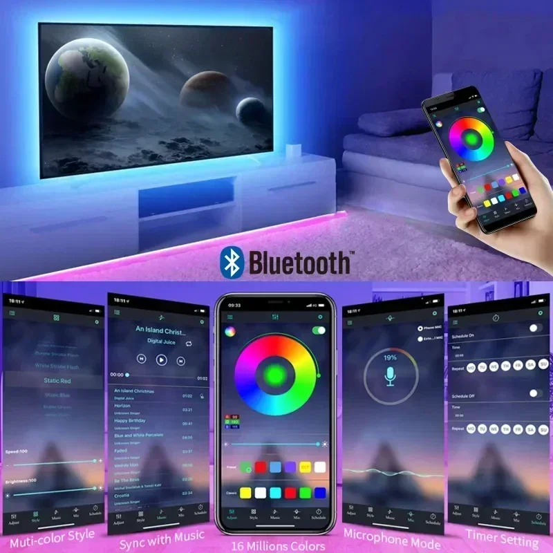 Smart RGB LED Gaming Light Str - đánh giá và giá Led Gaming Light Strip