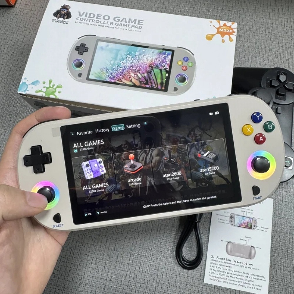 M22 Pro Retro Handheld Game Co - đánh giá và giá Q21 Gaming Console