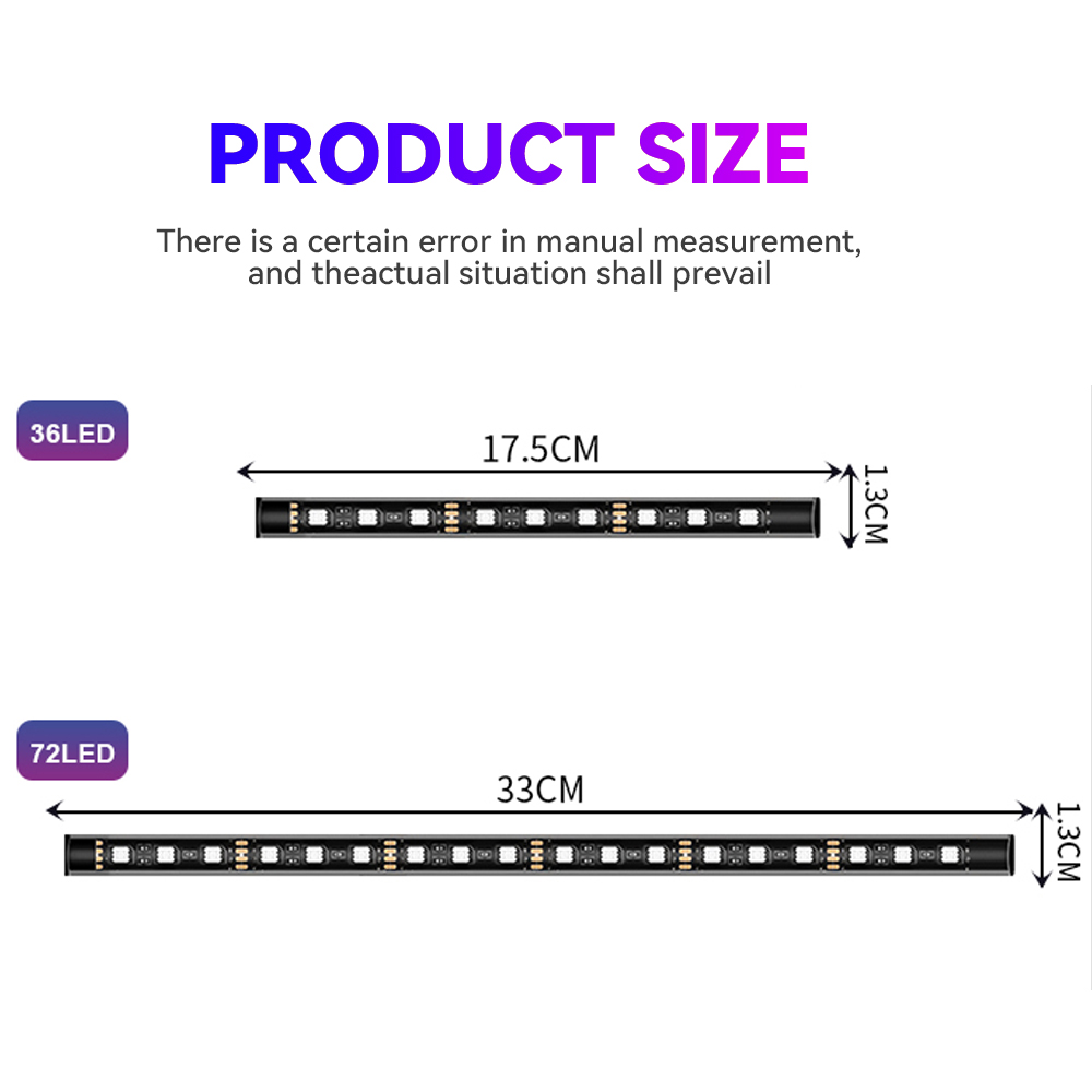 LED Motorcycle Car Atmosphere  - đánh giá và giá Led Gaming Light Strip