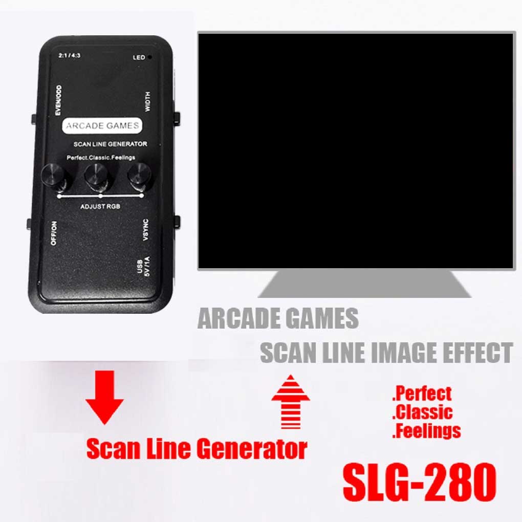 Adjustable Scanline Generator  - đánh giá và giá Gaming Console Generations