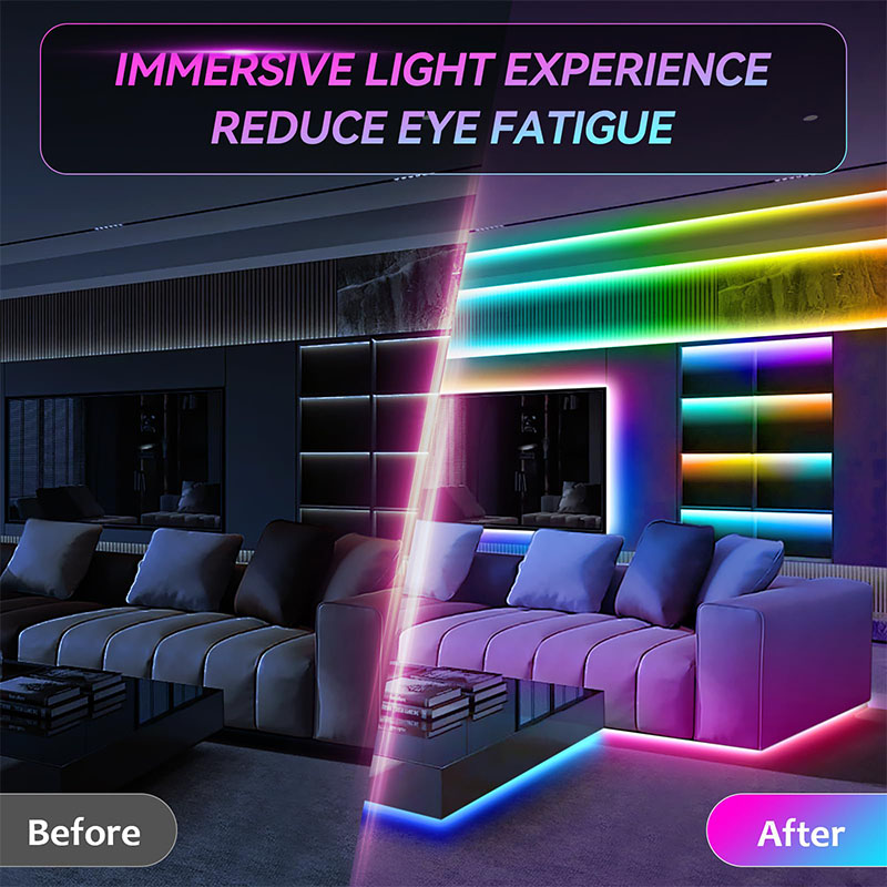 USB RGB LED Strip SMD3535 With - đánh giá và giá Led Gaming Light Strip