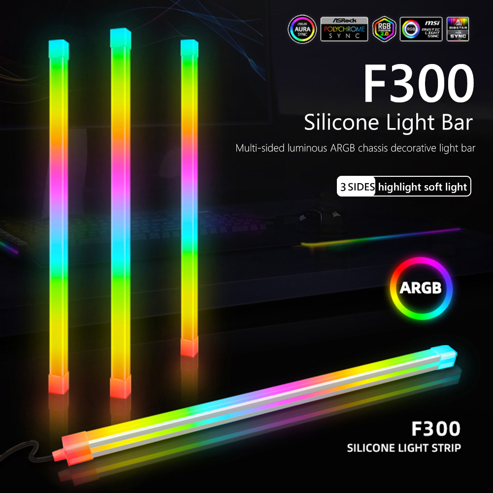 1/2PCS COOLMOON 30cm Aluminum  - đánh giá và giá Led Gaming Light Strip