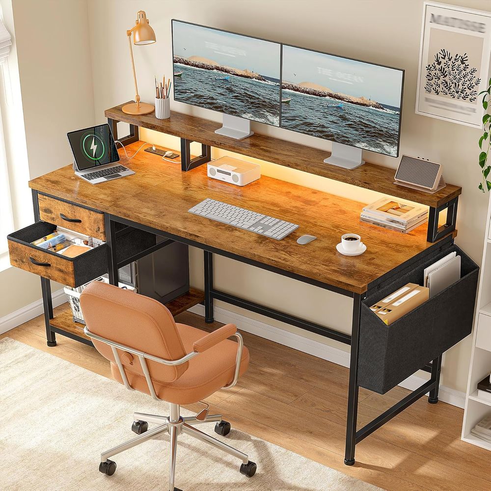 Compact 48 Gaming Desk with Wi - đánh giá và giá Led Gaming Light Strip