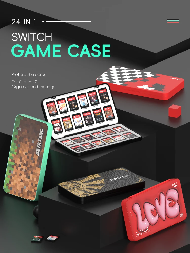DATA FROG 24‑in‑1 Game Card Ho - đánh giá và giá Nintendo Console Switch Lite