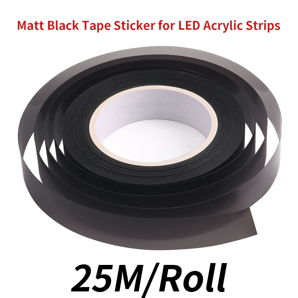 25M/Roll Matt Black Tape Stick - đánh giá và giá Led Gaming Light Strip