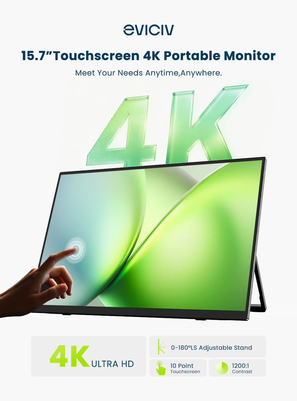 EVICIV 4K Portable Monitor 10- - đánh giá và giá Gaming Console Types
