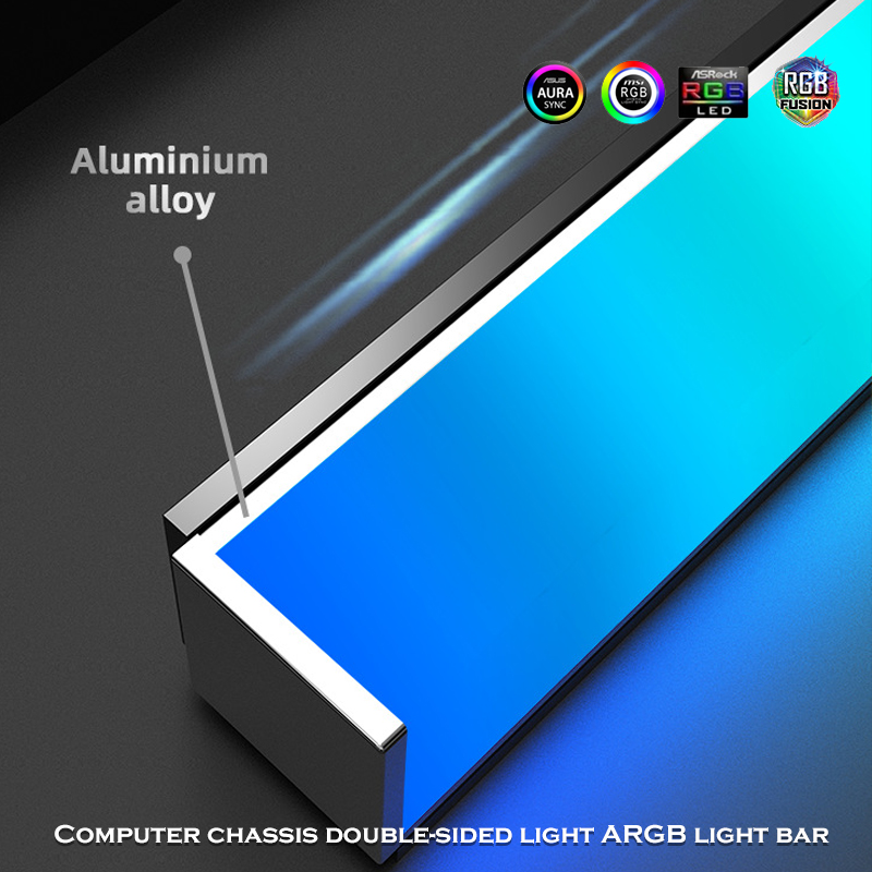 Aluminum Hard Light Bar Dual-S - đánh giá và giá Led Gaming Light Strip