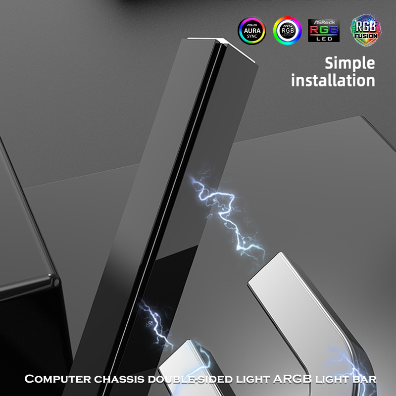 Aluminum Hard Light Bar Dual-S - đánh giá và giá Led Gaming Light Strip