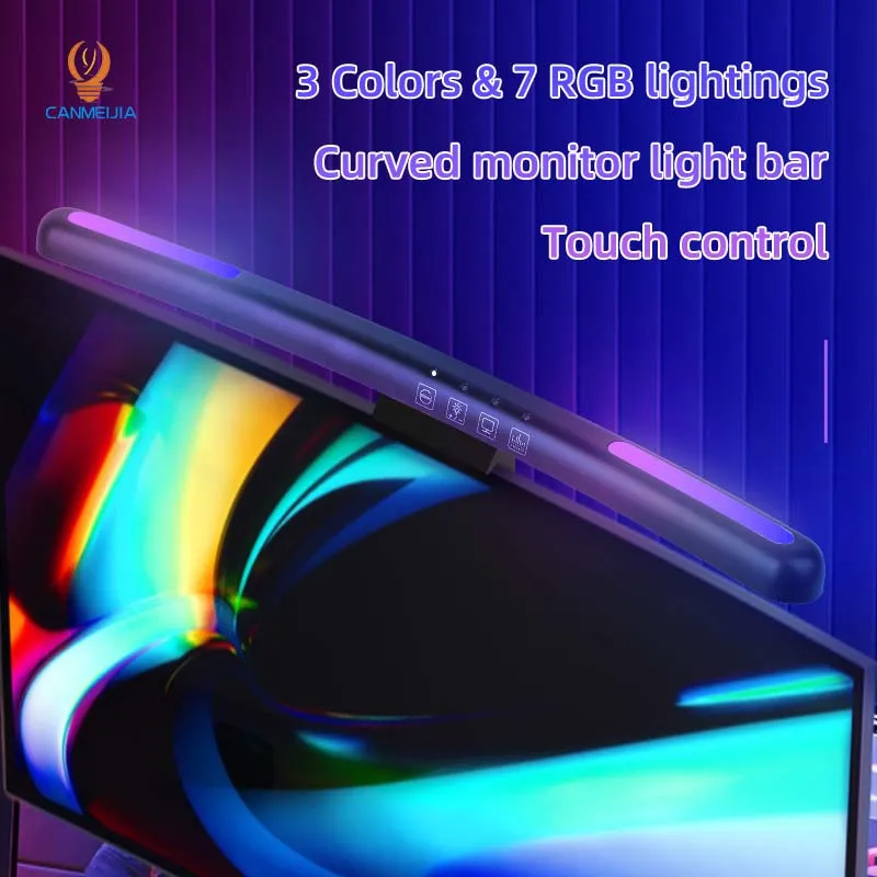 Curved LED Monitor Light Bar U - đánh giá và giá Led Gaming Light Strip