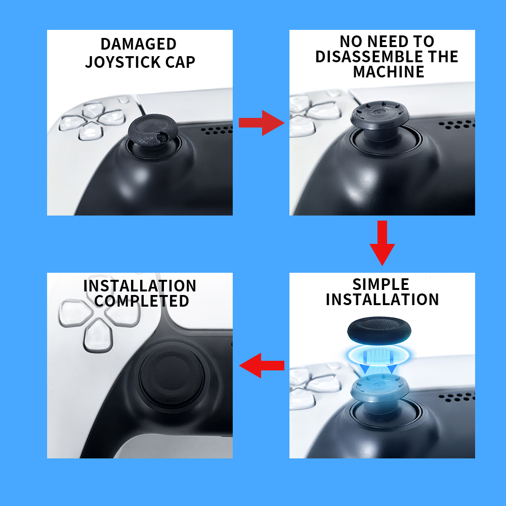 2-6 Pcs Non-Skid Thumb Grip Ca - đánh giá và giá Gaming Console Repair